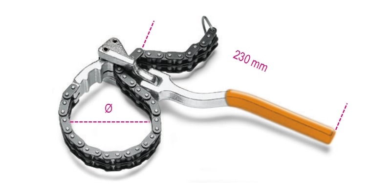 Beta Oliefiltersleutel met ketting 1488L - 014880050