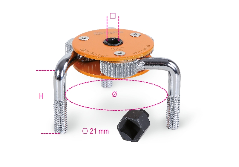 Beta 1493H-Zelfspannende Oliefilter Sleutel - 014930077