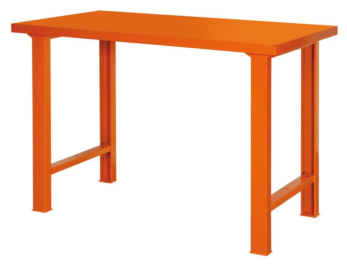 Bahco Werkbank | heavy-duty | met stalen werkblad | 4 poten | zwart | 1500 mm x 750 mm x 1030 mm 1495WB15TSBK