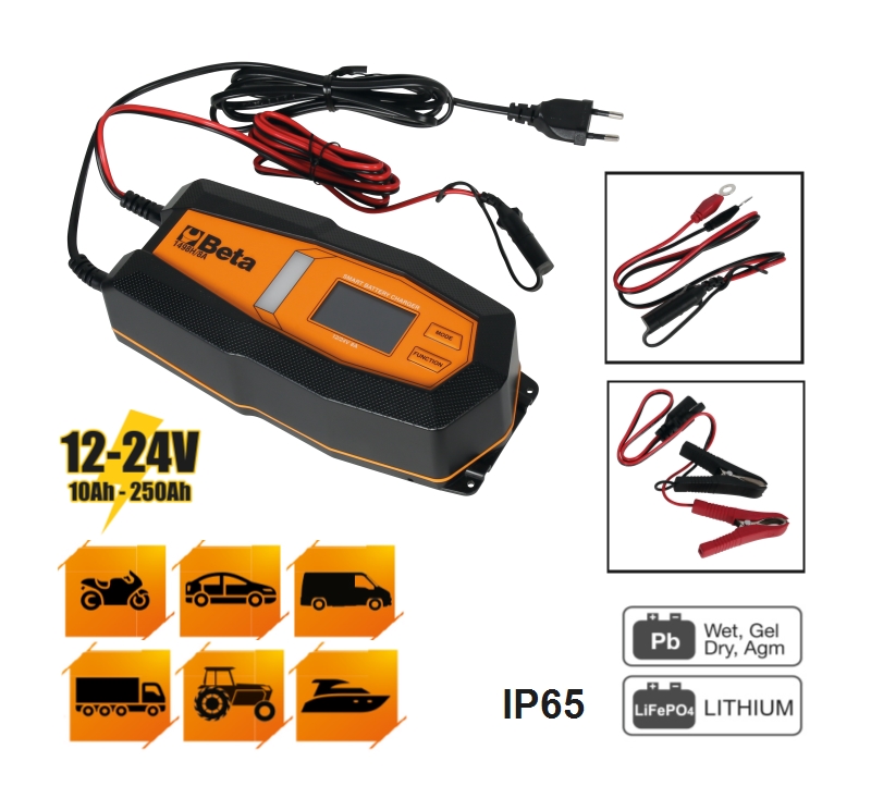 Beta 1498H/8A Elektronische Acculader 12-24V - 014980208