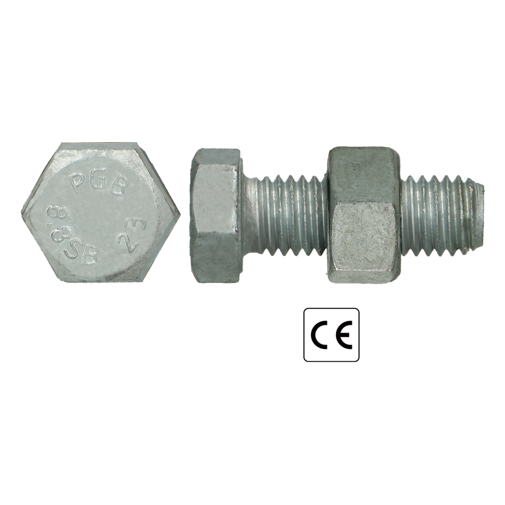 pgb-Europe PGB-FASTENERS | SB-bout CE 8.8 EN15048-1 M10x40 Tvz | 100 st F15048810010000403