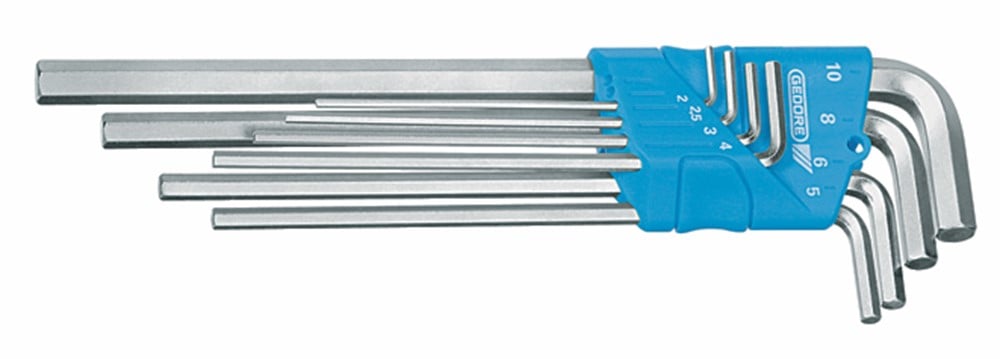 Gedore Stiftsleutelset extra lang 8dl - 1505416
