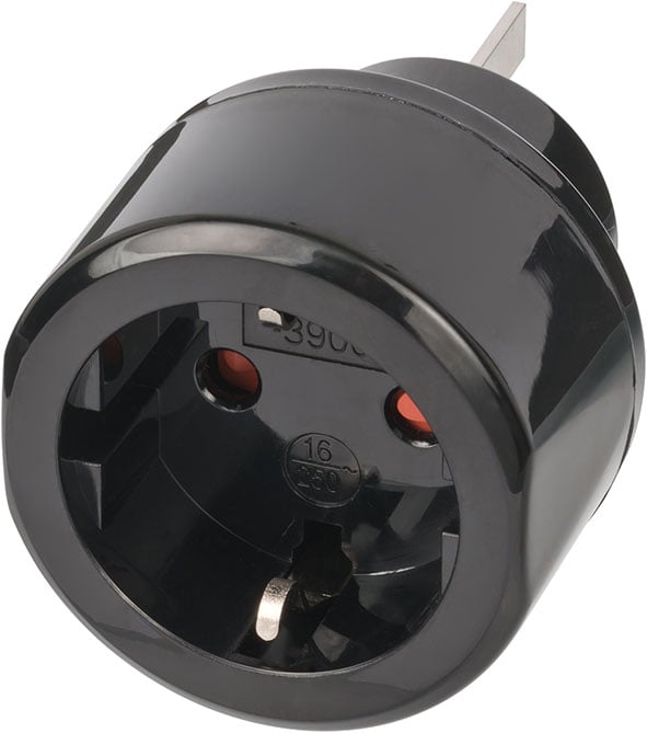 Brennenstuhl Travel Adapter Earthed/Australia, China| per 5 - 1508440