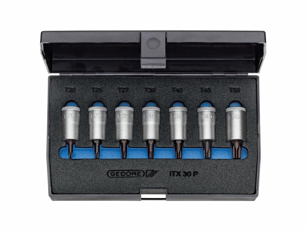 Gedore Dopsleutelset Torx 3/8" 7-dlg. - 1509926