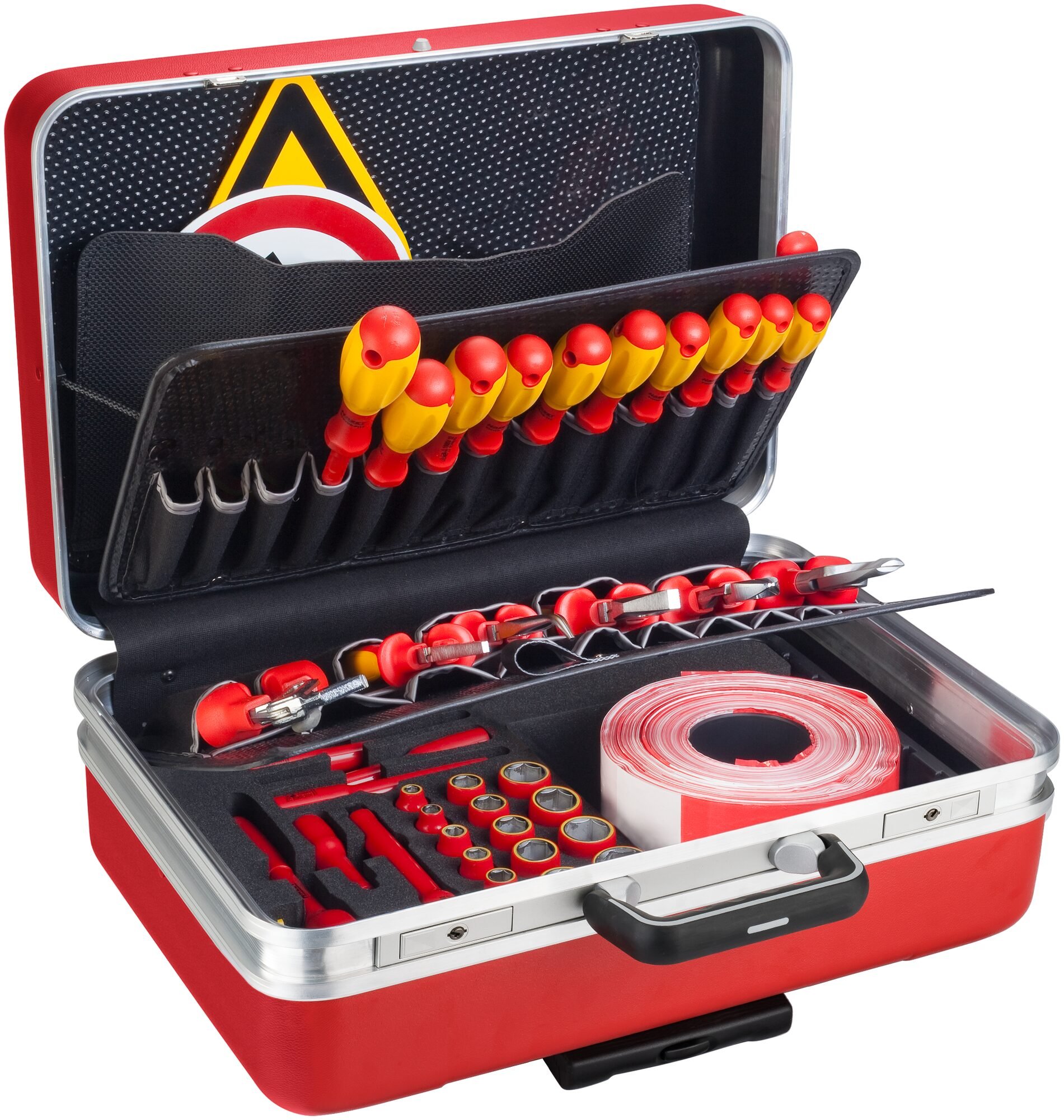 HAZET Gereedschapset voor hybride en elektrische voertuigen 150/43 | 3/8 inch (10 mm) vierkant hol | Sleufprofiel, Kruiskop profiel PH,