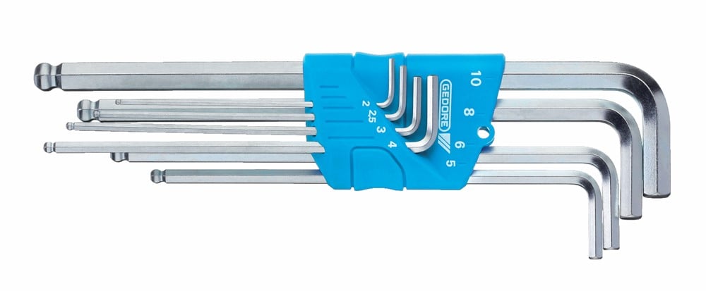 Gedore Stiftsleutelset extra lang 8dl - 1523988