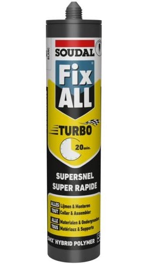 Soudal Fix - All Turbo | Lijmkit | Wit | 290 ml - 153987