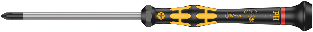 Wera 1550 PH Kraftform Micro Phillips Schroevendraaier, PH 1 x 80 mm - 1 stuk(s) - 05030112001