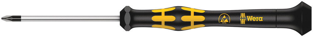 Wera 1555 PZ Kraftform Micro Pozidriv-Schroevendraaier, PZ 0 x 60 mm - 1 stuk(s) - 05030115001