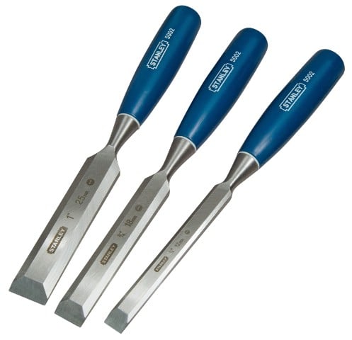 Stanley handgereedschap Houtbeitelset 3-delig (12, 18, 25 mm) - 0-16-128