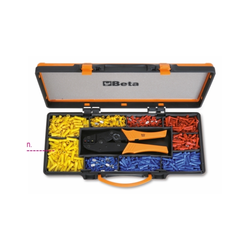 Beta 1608/C9-Kabelschoentang + 450 Terminals - 016080045