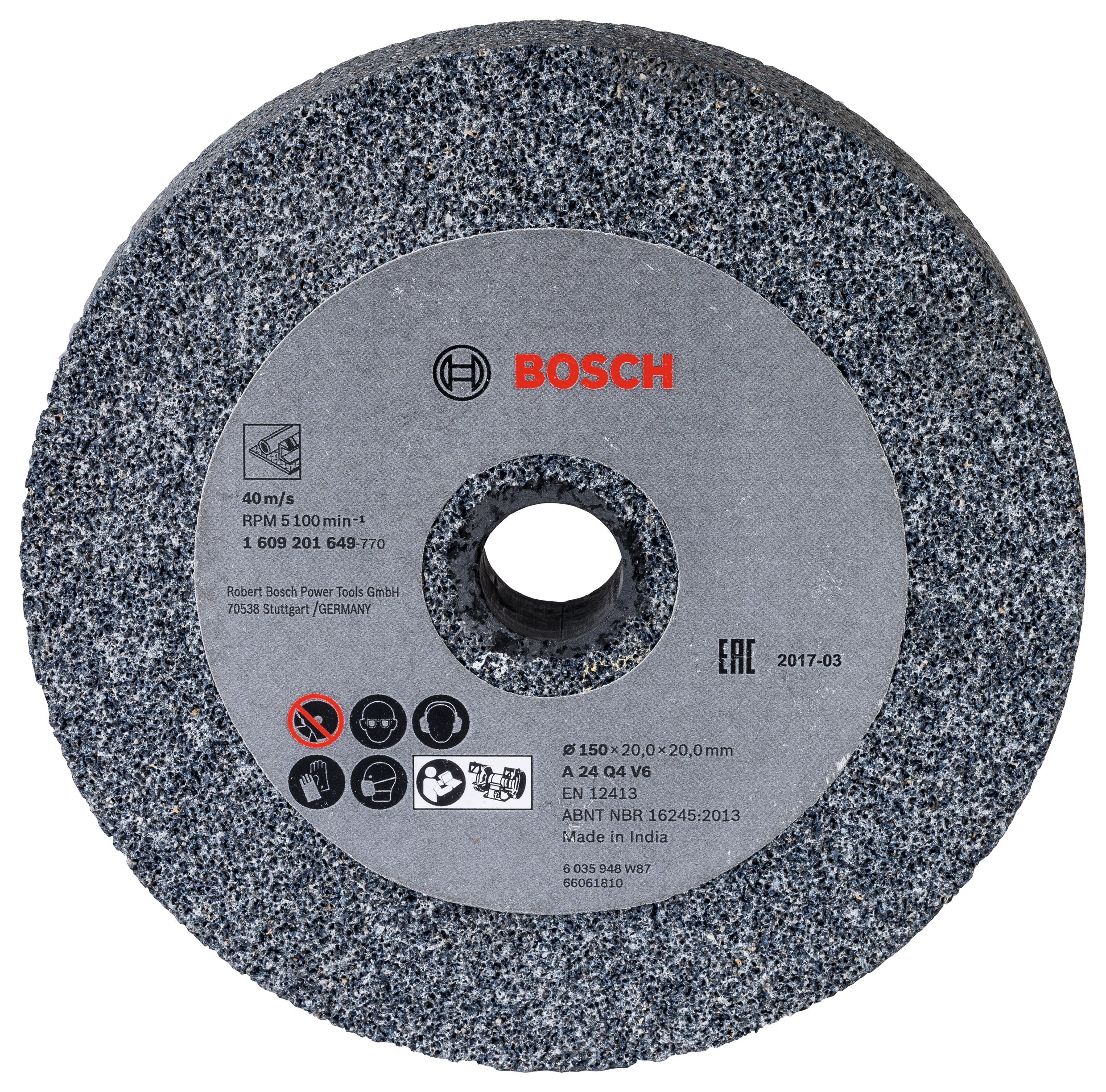 Bosch Accessoires Afbraamschijf voor tafelslijpmachine 1609201649