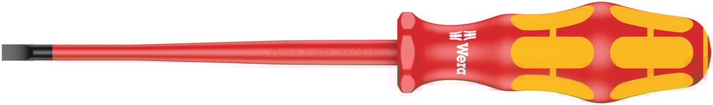 Wera 160 iS VDE geïsoleerde Zaagsnede Schroevendraaier, kling met gereduceerde diameter, 0.6 x 3.5 x 100 mm - 1 stuk(s) - 05006440001
