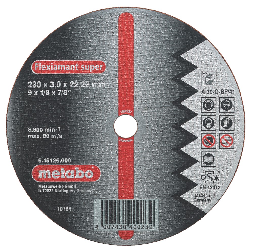 Metabo Accessoires Doorslijpschijf Ø 115x2,5x22,2 non-ferro Flexiamant super - 25 stuks - 616751000