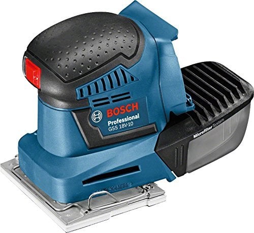Bosch Blauw GSS 18V-10 Professional accu schuurmachine Body | zonder accu&apos;s en lader - 06019D0200
