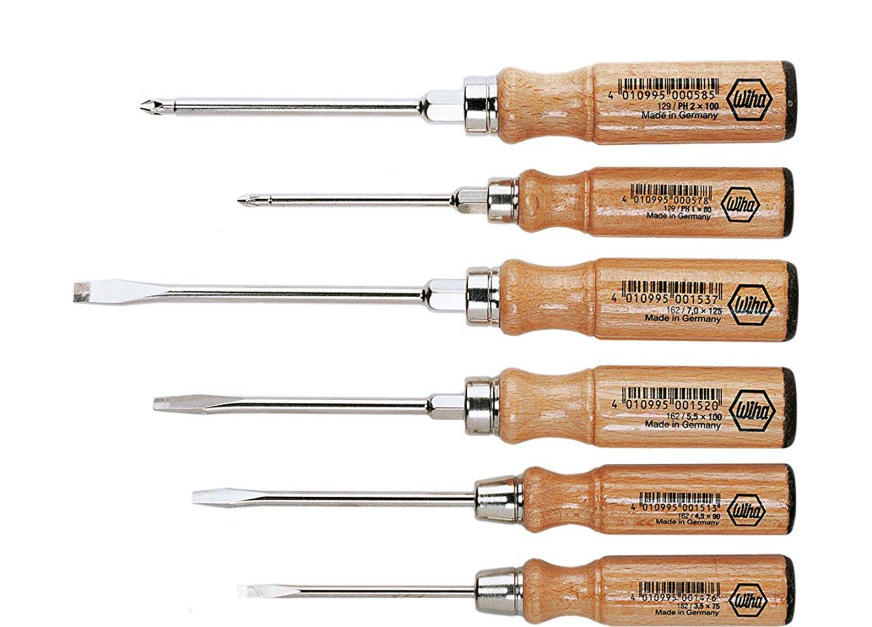 Wiha 162HK6SO Houten schroevendraaier set - 07149