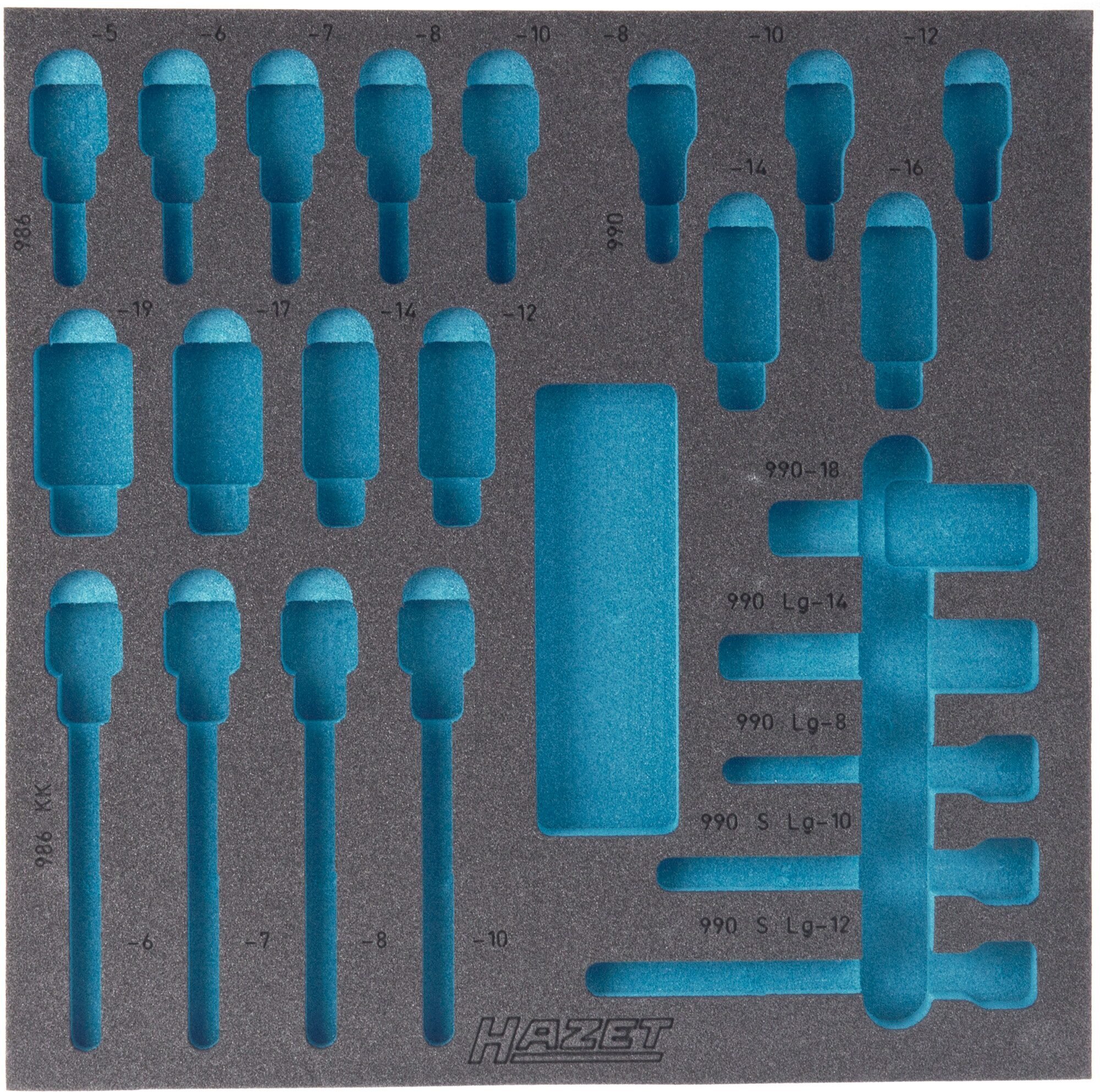 HAZET 2-componenten zachschuiminleg 163-119L · L x B: 344 mm x 342 mm
