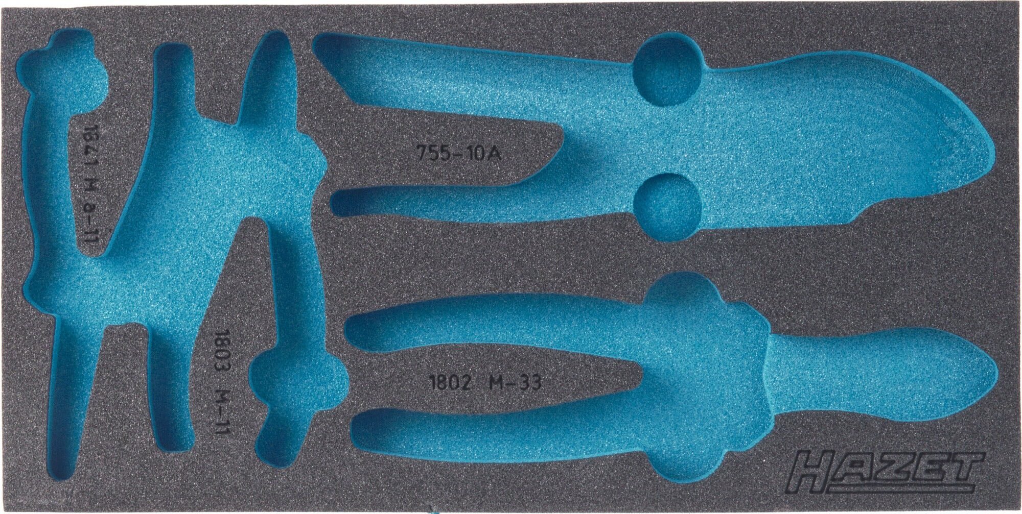 HAZET 2-componenten zachschuiminleg 163-121L · L x B: 342 mm x 172 mm
