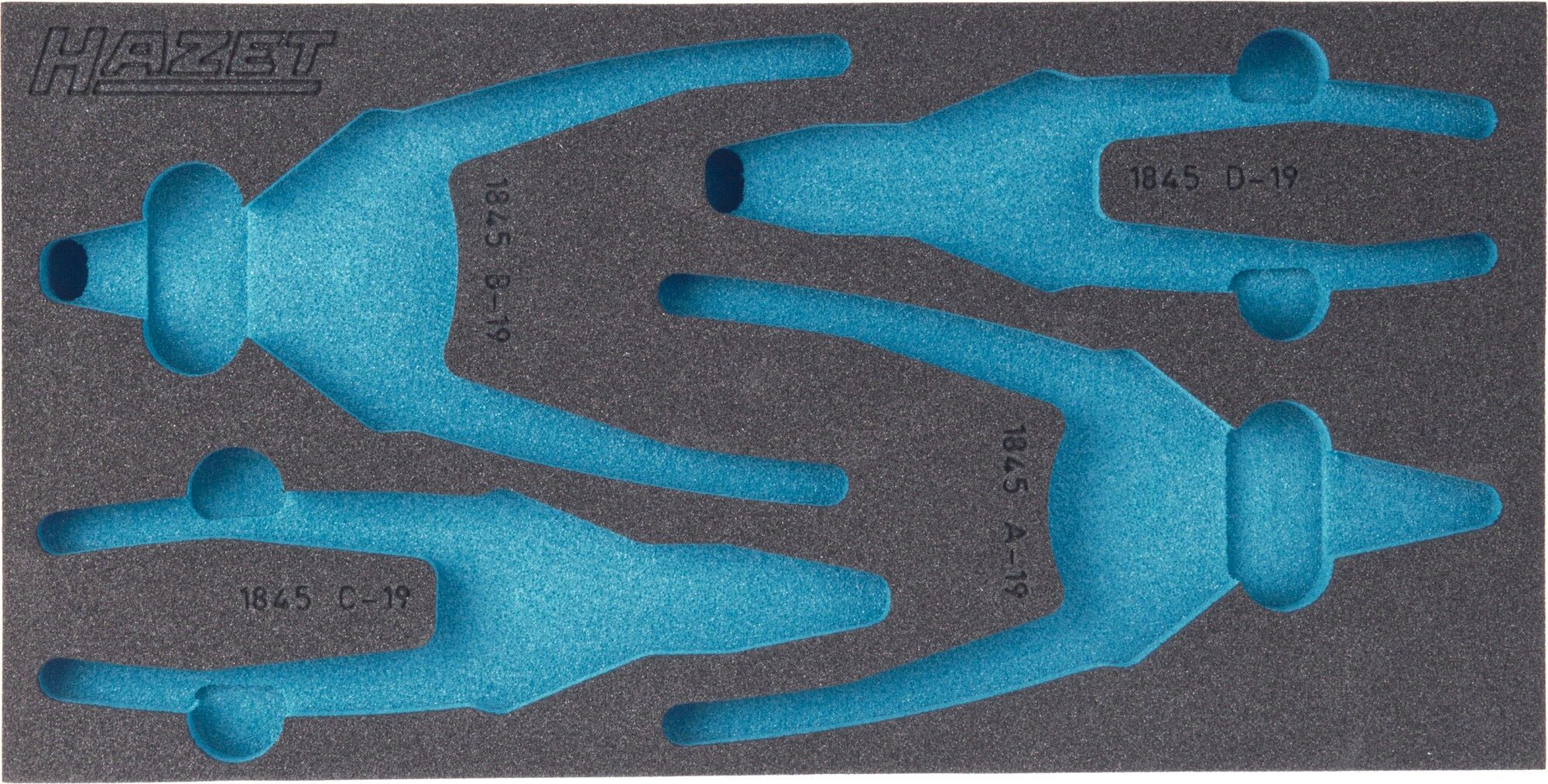 HAZET 2-componenten zachschuiminleg 163-124L · L x B: 342 mm x 172 mm