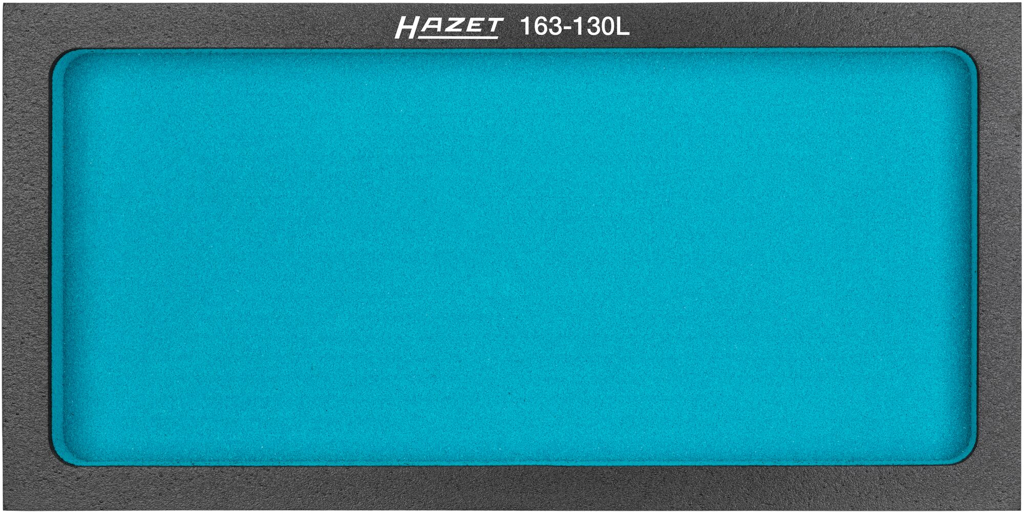 HAZET 2-componenten zachtschuiminleg · leeg 163-130L · L x B x H: 342 mm x 172 mm x 33 mm