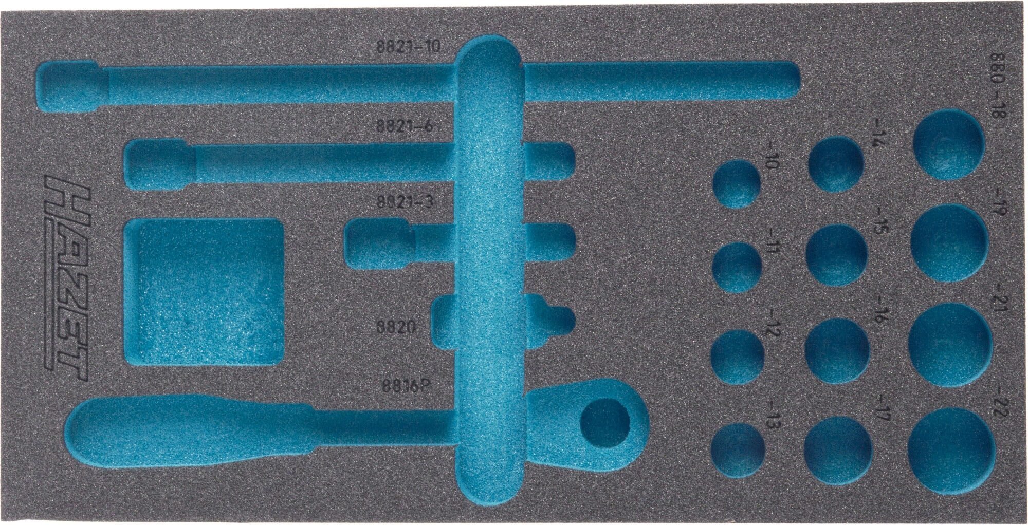 HAZET 2-componenten zachschuiminleg 163-181L · L x B: 342 mm x 172 mm