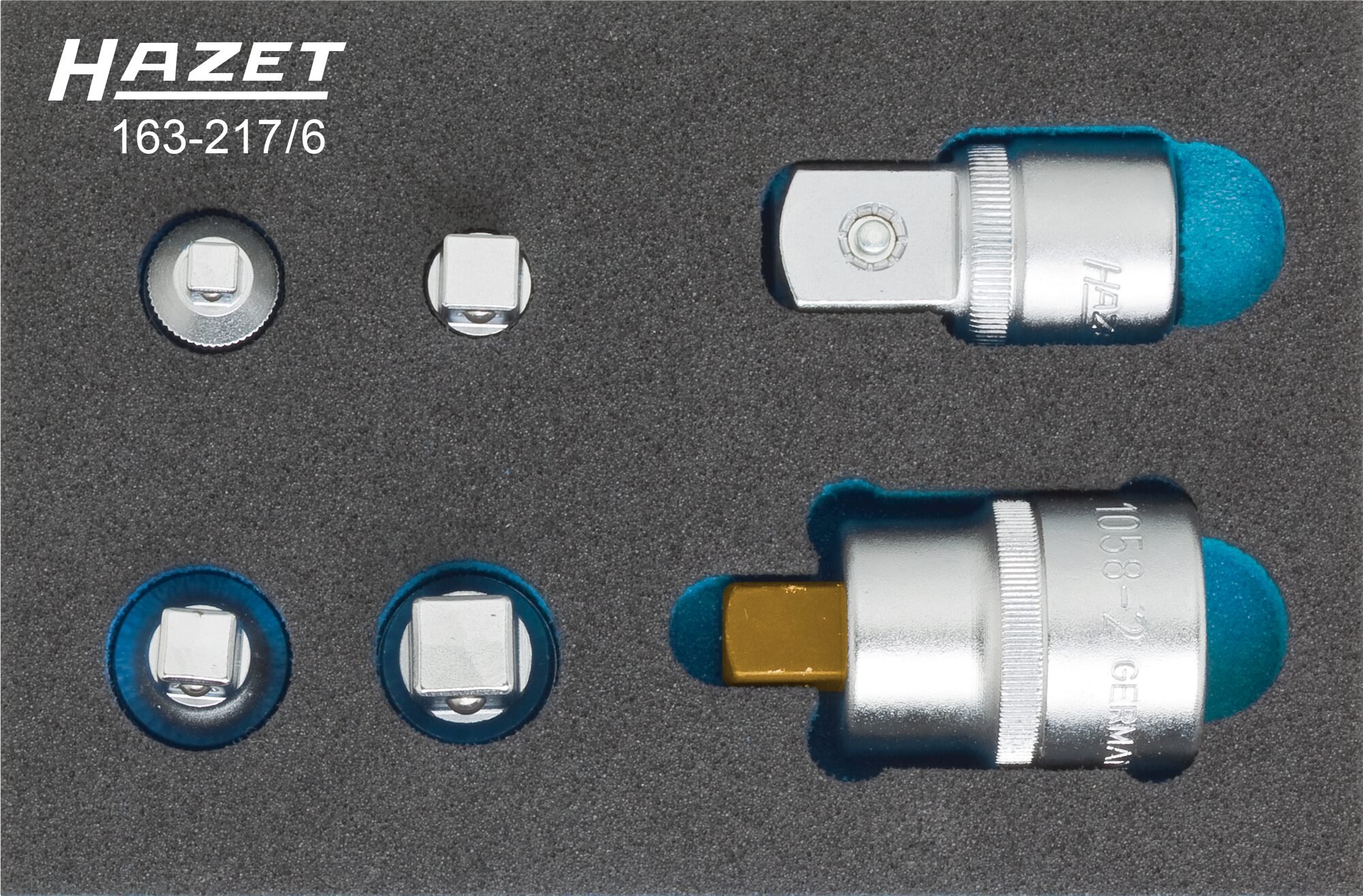 HAZET Adapterset | 1/9 | 6-delig - 163-217/6