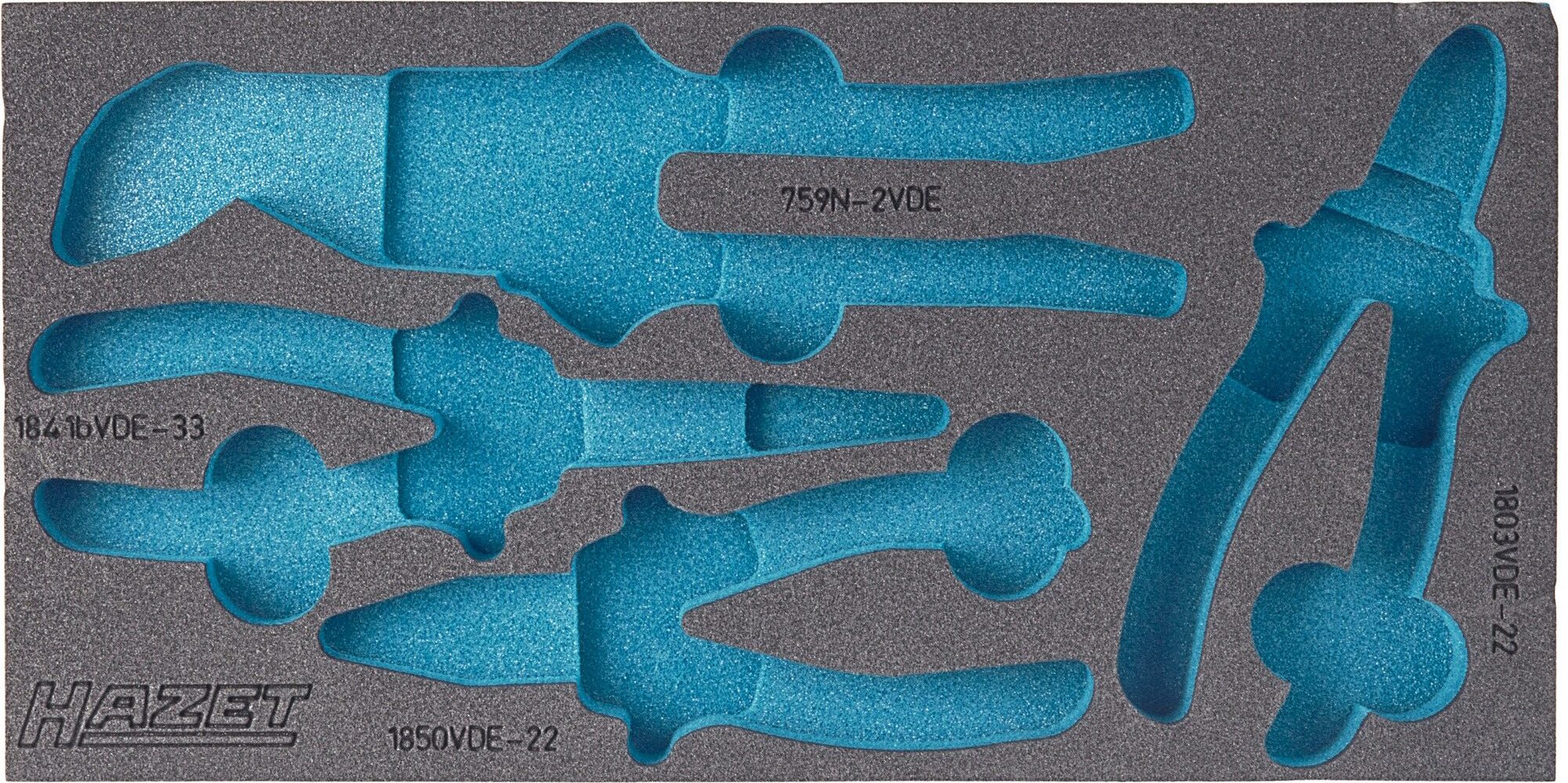 HAZET 2-componenten zachschuiminleg 163-226L · L x B: 342 mm x 172 mm