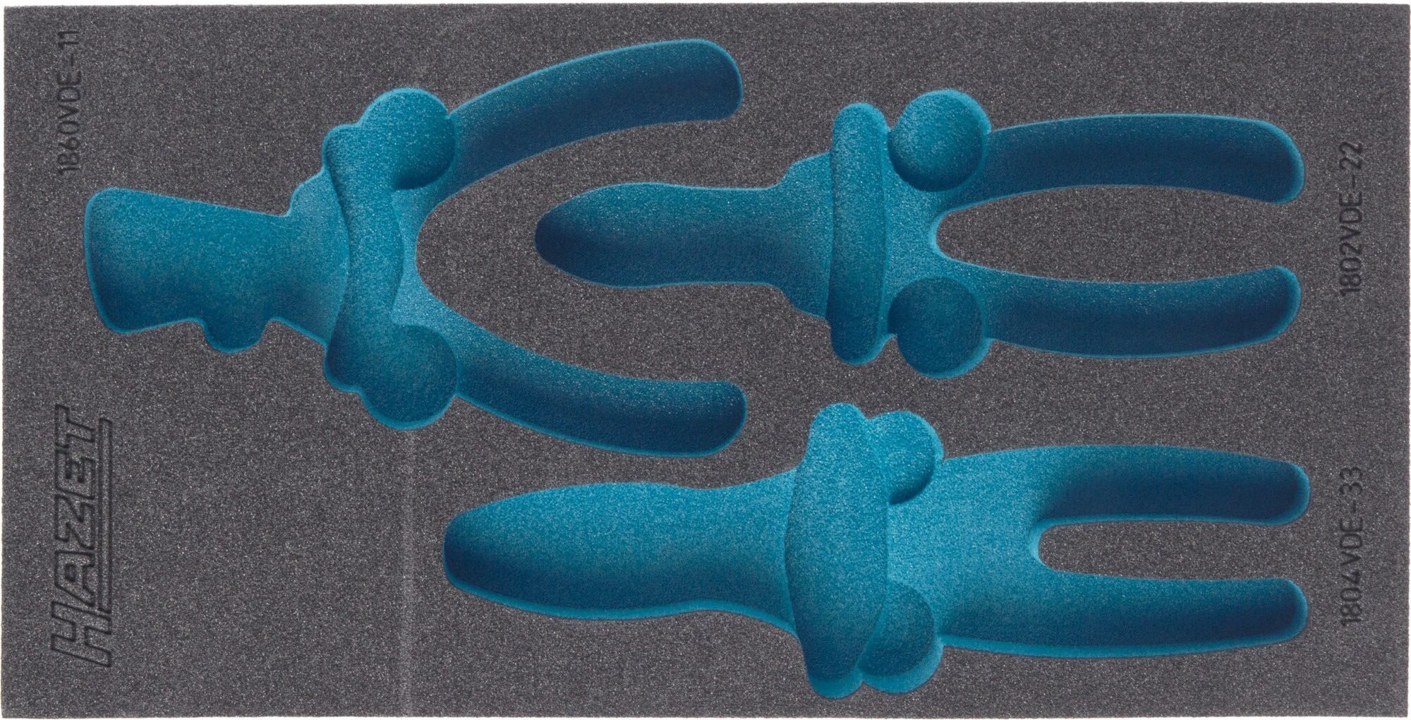 HAZET 2-componenten zachschuiminleg 163-227L · L x B: 342 mm x 172 mm