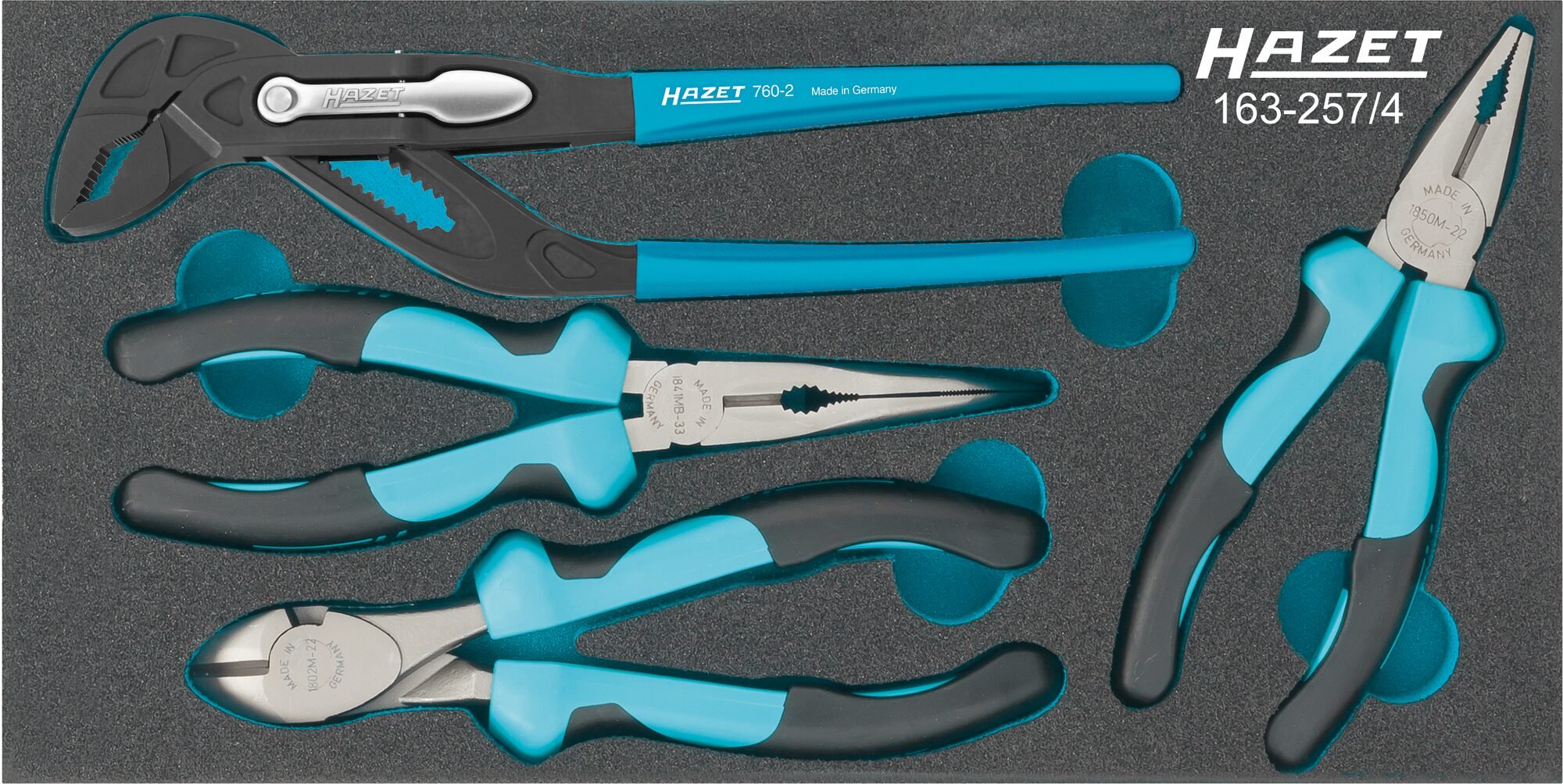 HAZET Tangenset 163-257/4 · 4-delig