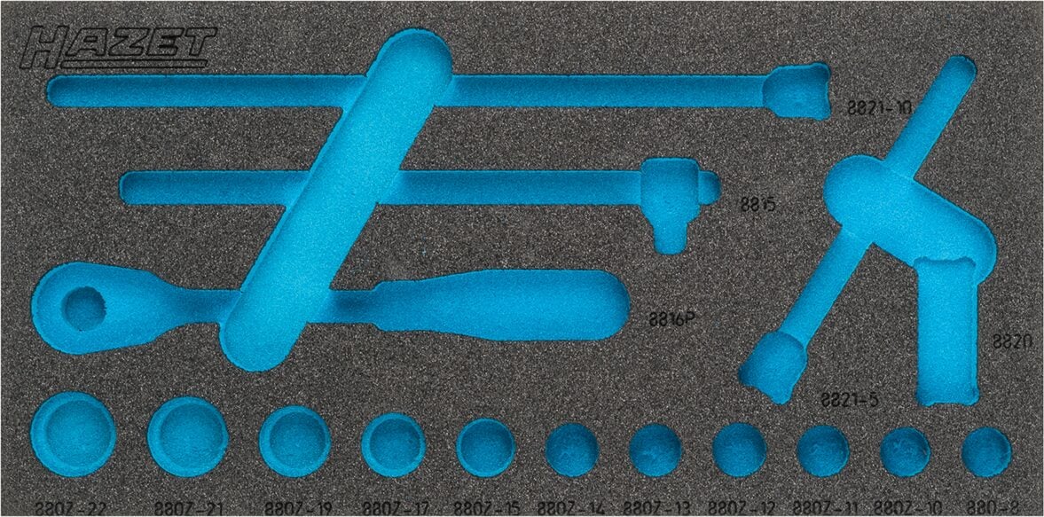 HAZET 2-componenten zachschuiminleg 163-335L · L x B: 342 mm x 172 mm