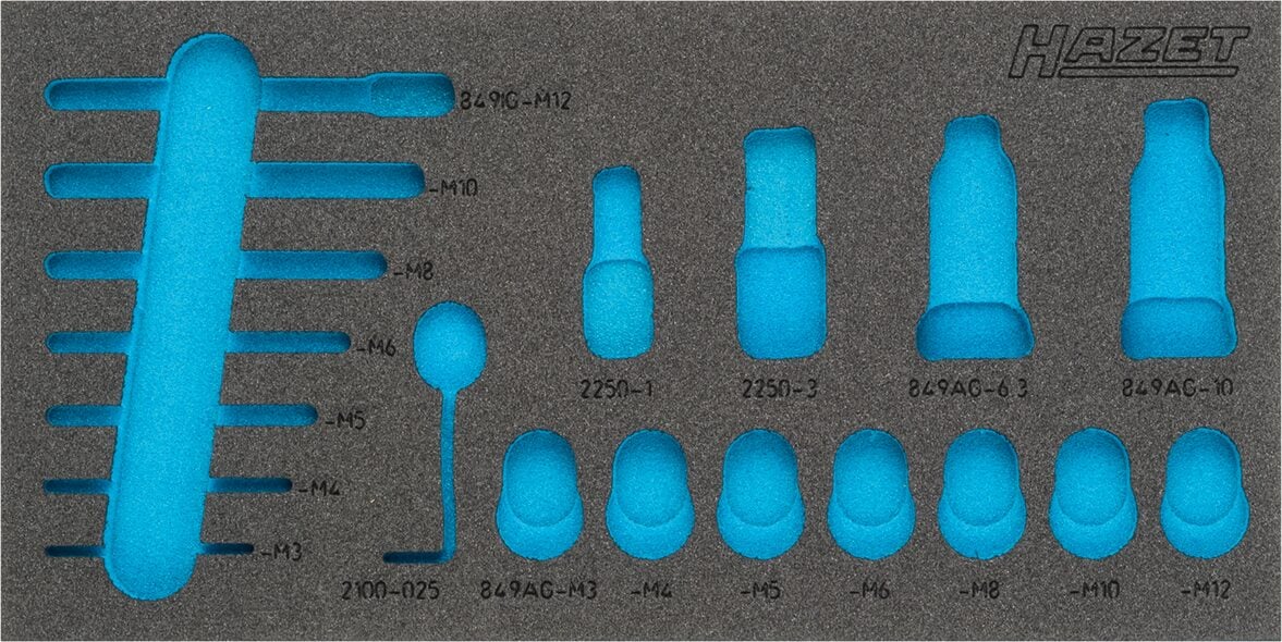 HAZET 2-componenten zachschuiminleg 163-336L · L x B: 342 mm x 172 mm