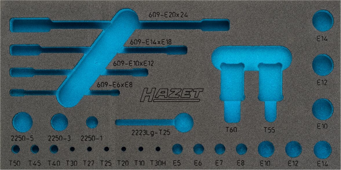 HAZET 2-componenten zachschuiminleg 163-345L · L x B: 342 mm x 172 mm