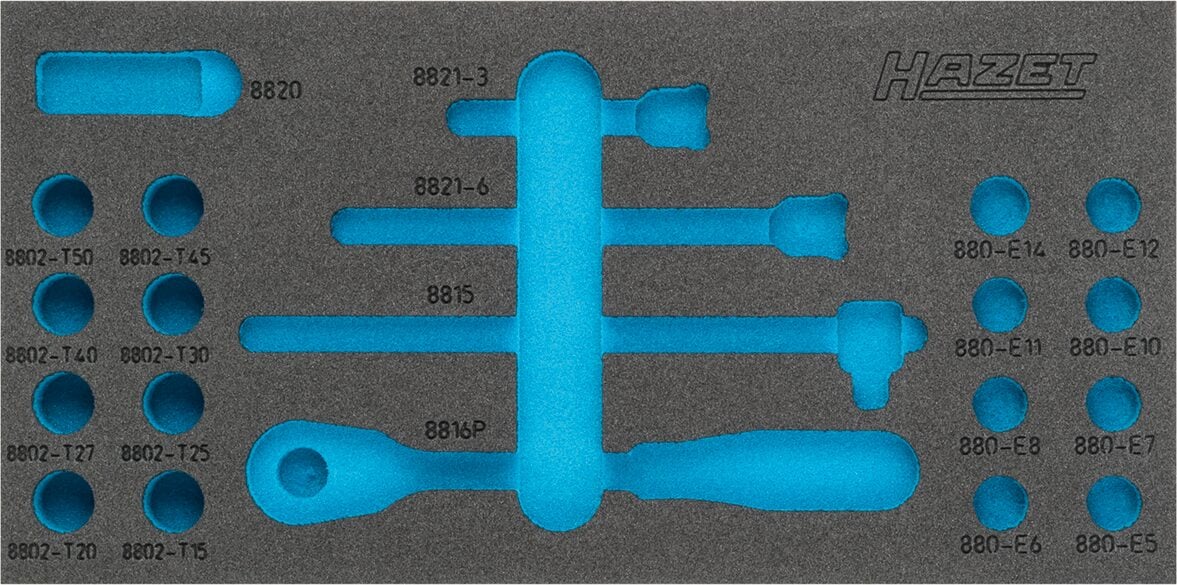 HAZET 2-componenten zachschuiminleg 163-348L · L x B: 342 mm x 172 mm