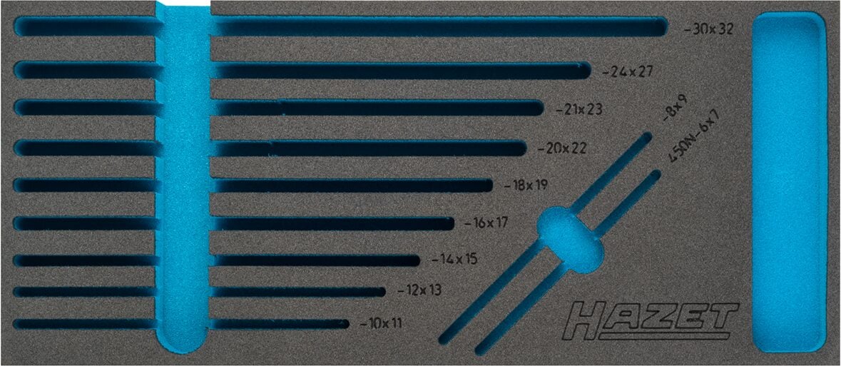 HAZET 2-componenten zachschuiminleg 163-377L · L x B: 392 mm x 172 mm