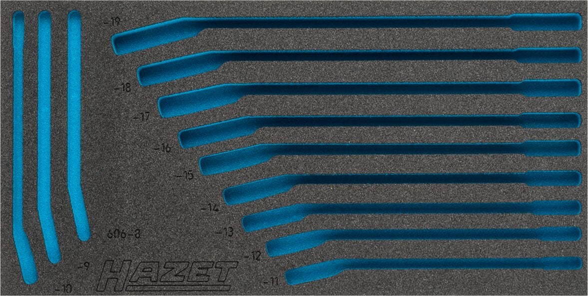 HAZET 2-componenten zachschuiminleg 163-385L · L x B: 342 mm x 172 mm