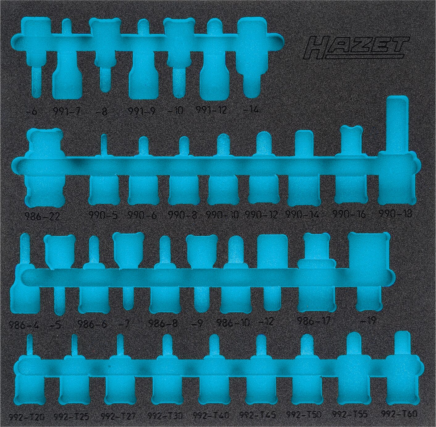 HAZET 2-componenten zachschuiminleg 163-407L · L x B: 344 mm x 342 mm