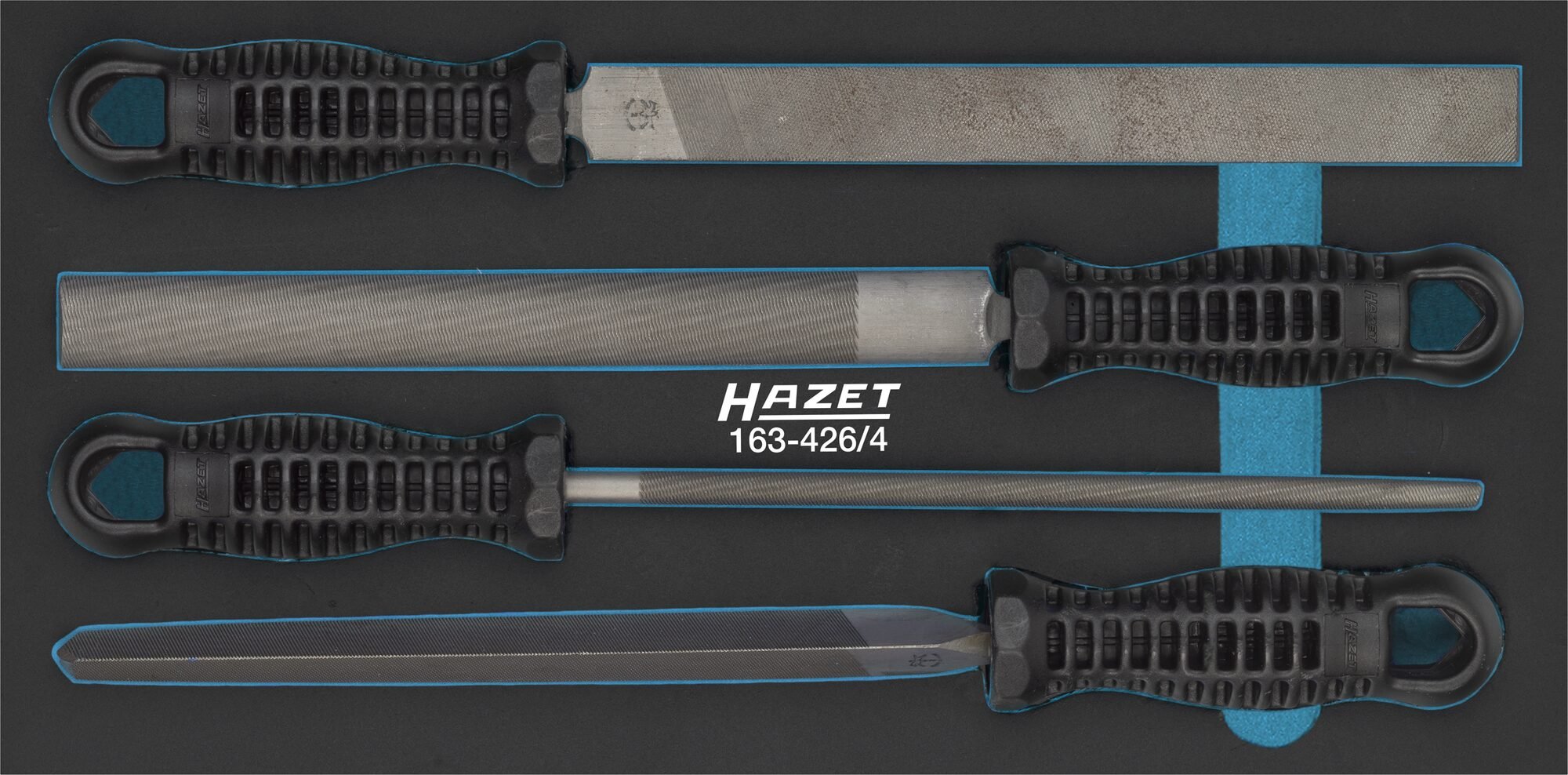 HAZET Vijlenset 163-426/4 · 4-delig