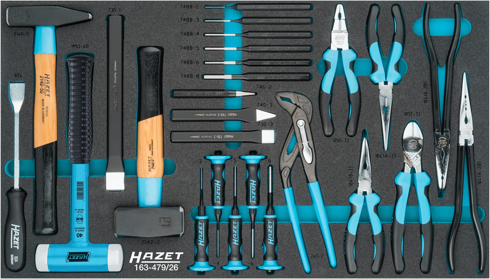 HAZET Universele set 163-479/26 · 26-delig