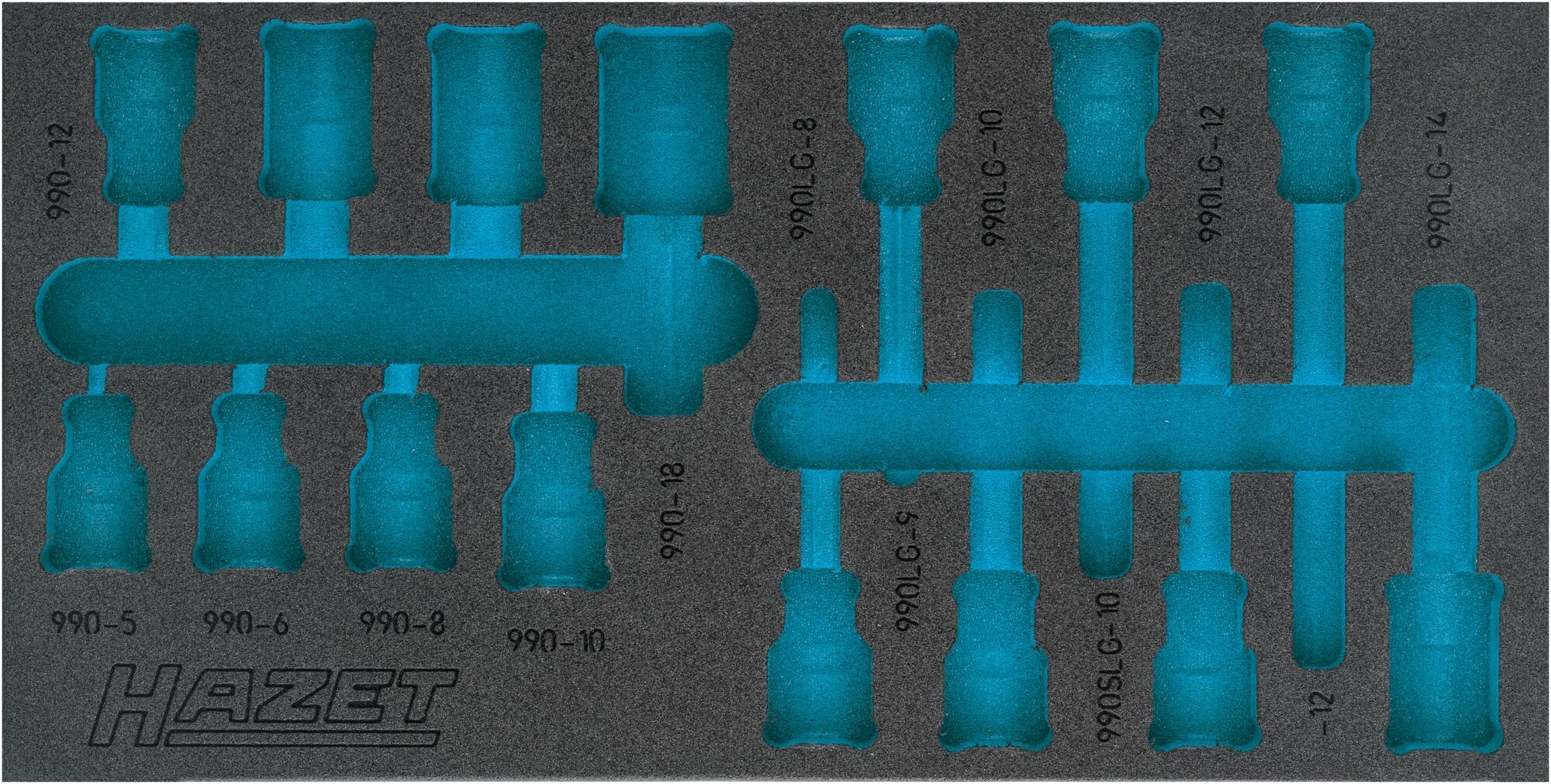 HAZET 2-componenten zachschuiminleg 163-482L · L x B: 342 mm x 172 mm