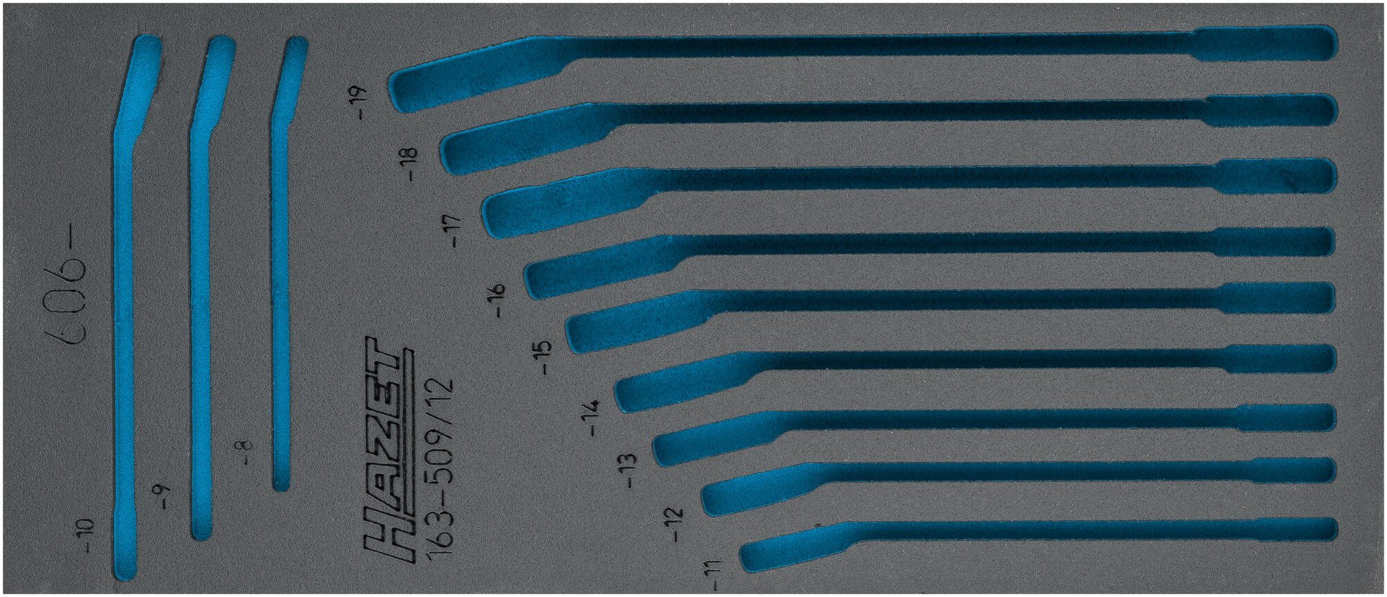 HAZET 2-componenten zachschuiminleg 163-509L · L x B: 392 mm x 172 mm