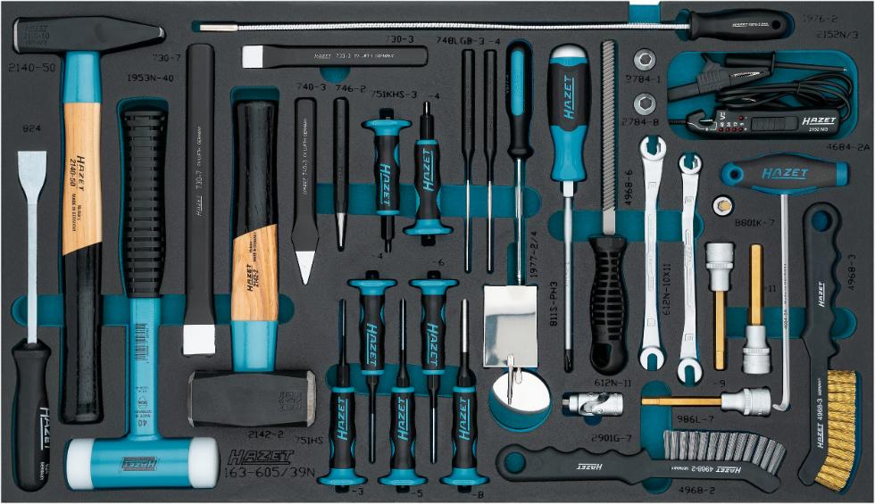 HAZET Universele set - 39-delig in inleg - 163-605/39N
