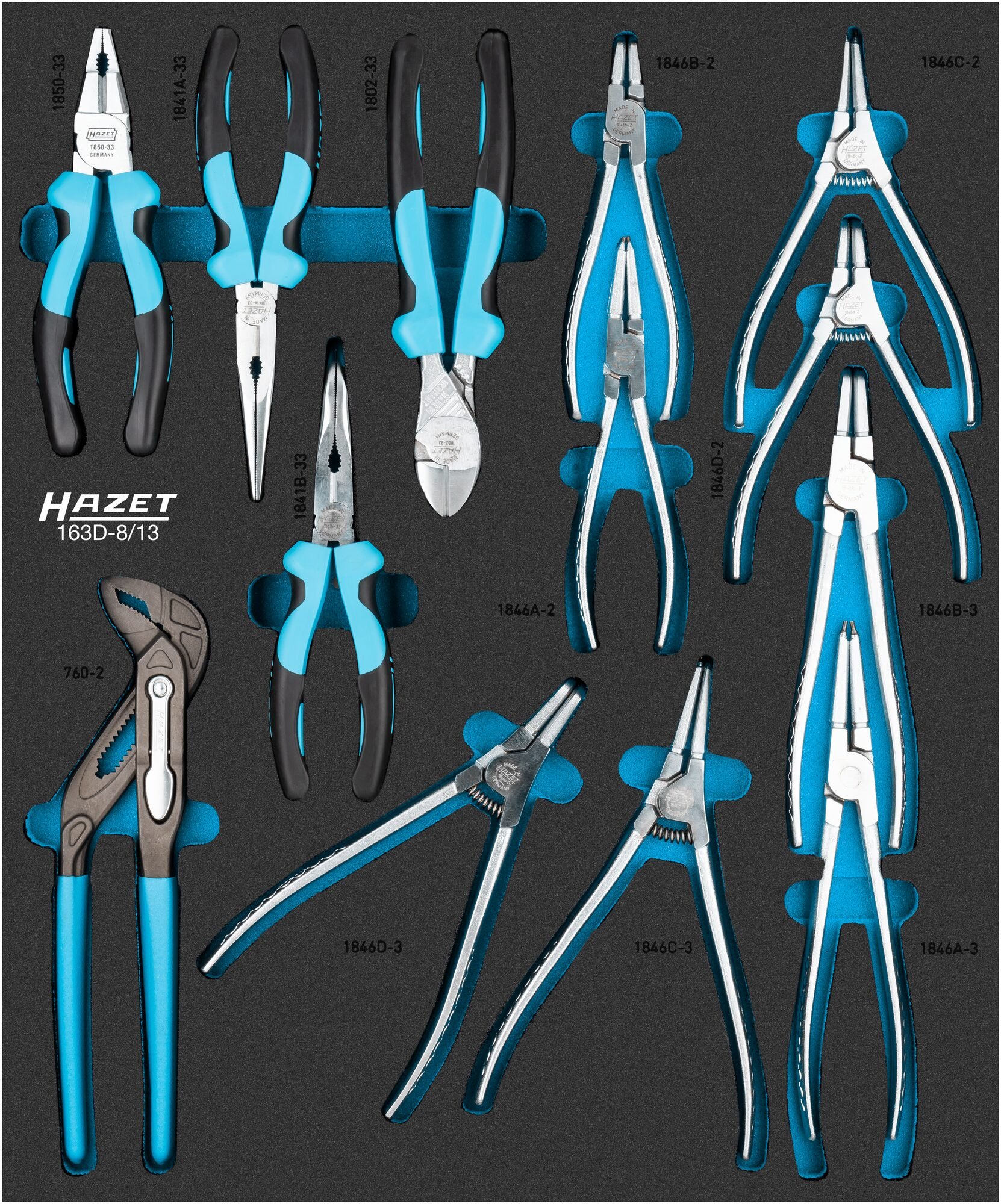 HAZET Tangenset 163D-8/13 · 13-delig