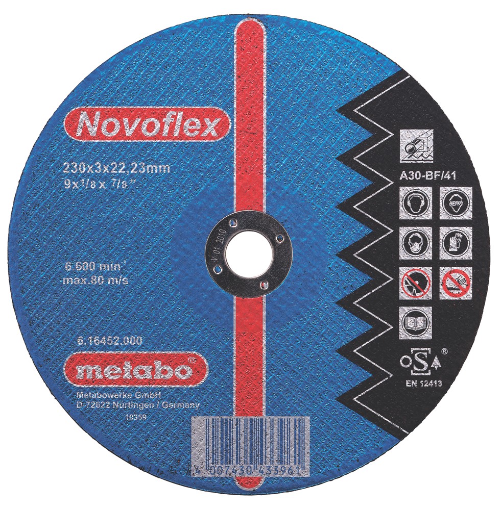 Metabo Accessoires Doorslijpschijf Ø 150x3,0x22,2 staal Novoflex - 25 stuks - 616448000