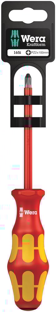 Wera 165 i PZ SB VDE geïsoleerde Pozidriv Schroevendraaier, PZ 1 x 80 mm - 1 stuk(s) - 05100015001