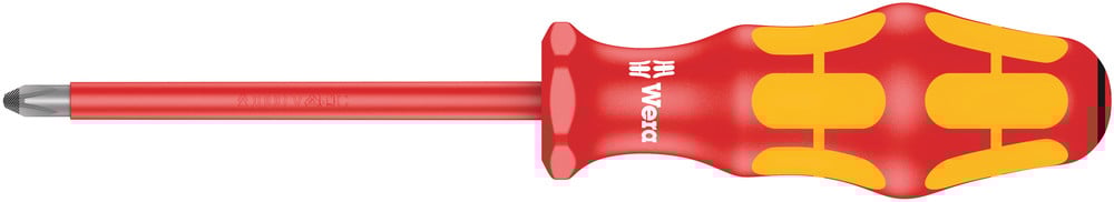Wera 165 i PZ VDE geïsoleerde Pozidriv Schroevendraaier, PZ 1 x 80 mm - 1 stuk(s) - 05006162001