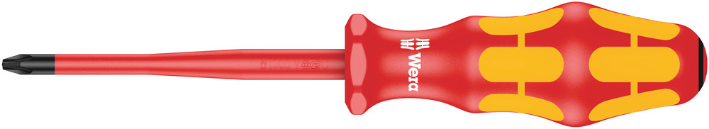 Wera 165 iS PZ VDE geïsoleerde Schroevendraaier Pozidriv, kling met gereduceerde diameter, PZ 1 x 80 mm - 1 stuk(s) - 05006460001