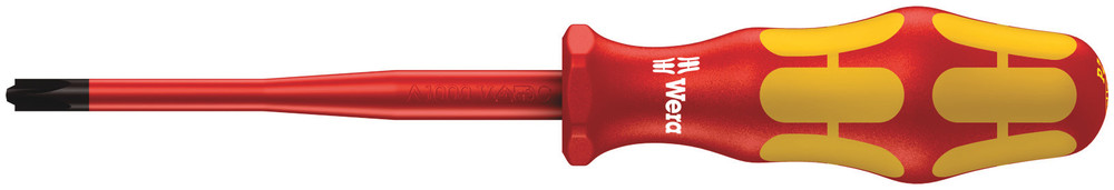 Wera 165 iSS PZ/S VDE geïsoleerde Schroevendraaier voor PlusMinus-Schroeven, kling met gereduceerde diameter, # 1 x 80 mm - 1 stuk(s) - 05020132001