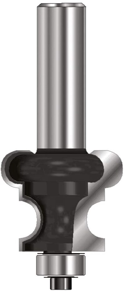 ENT Jalouziefrees conkav/convex HM, Met lager R3.18 kolf 8mm - 7916850 - 7916850