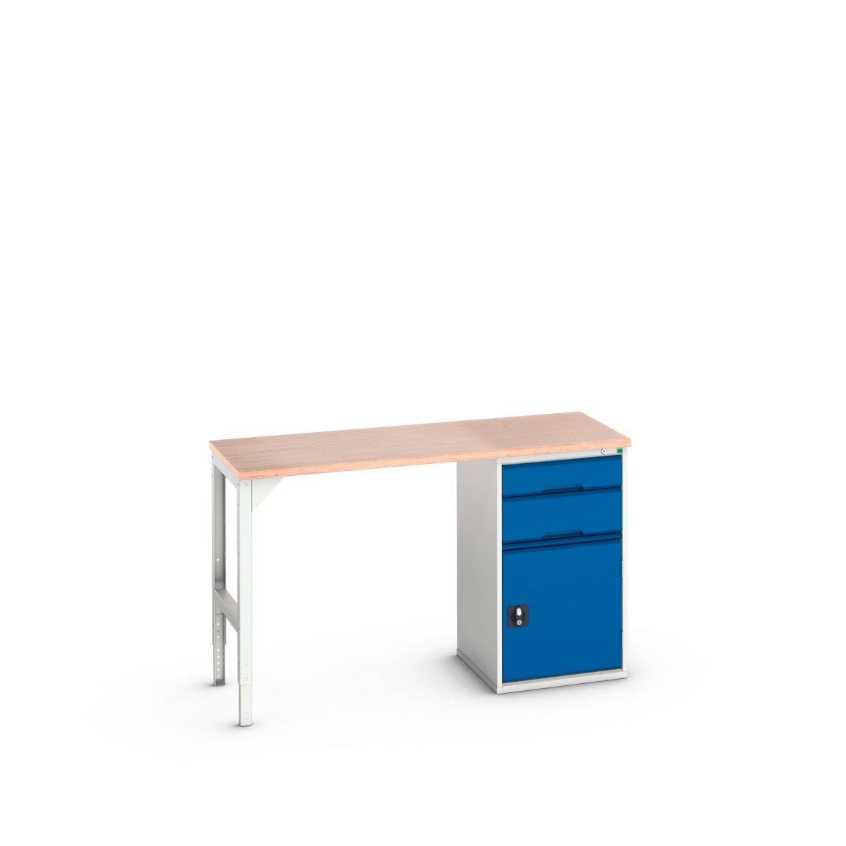 Bott Verso Werkbank | 2 Lades | 1 Deur | Breedte 1500mm | Multiplex | RAL 5010 - 16921902.11