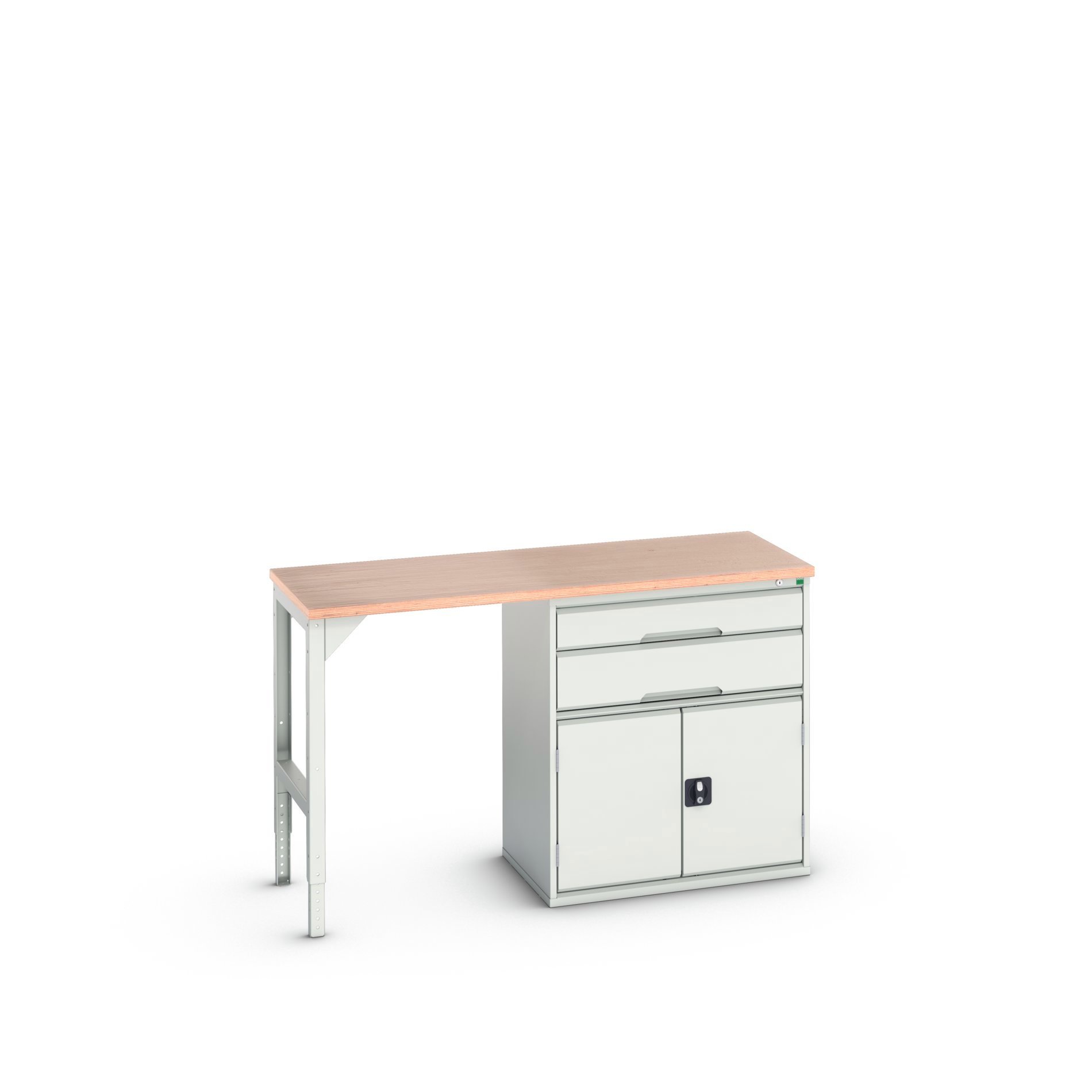 Bott Verso Werkbank | 2 Lades | 2 Deuren | Breedte 1500mm | Multiplex | RAL 7035 - 16921905.16